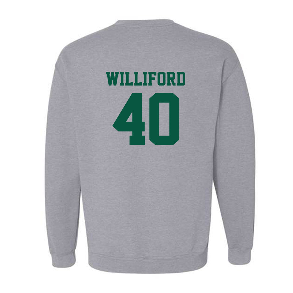 UNC Charlotte - NCAA Football : Reid Williford - Crewneck Sweatshirt Classic Shersey