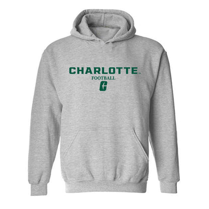 UNC Charlotte - NCAA Football : Keoni Denny - Classic Shersey Hooded Sweatshirt-0