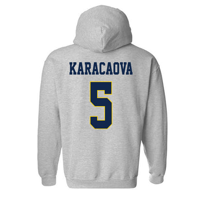 UCSD - NCAA Women's Volleyball : Sabire Karacaova - Classic Fashion Shersey Hooded Sweatshirt-1