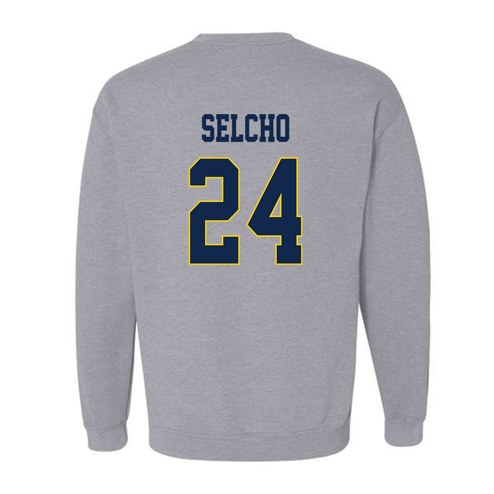 UCSD - NCAA Men's Volleyball : Peter Selcho - Classic Fashion Shersey Crewneck Sweatshirt-1