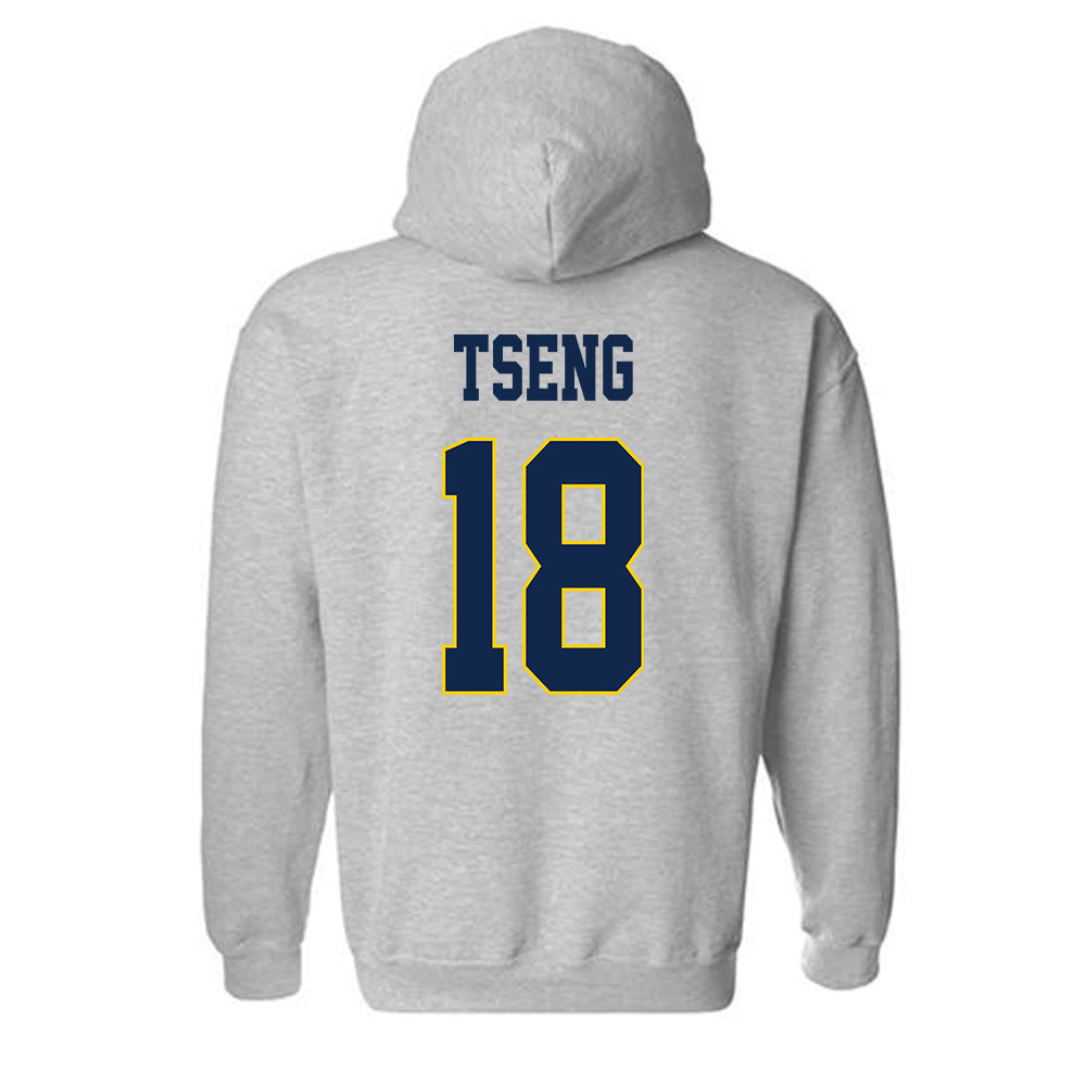 UCSD - NCAA Men's Golf : Nathan Tseng - Classic Fashion Shersey Hooded Sweatshirt-1