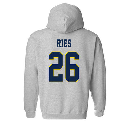 UCSD - NCAA Baseball : Nathan Ries - Classic Fashion Shersey Hooded Sweatshirt-1