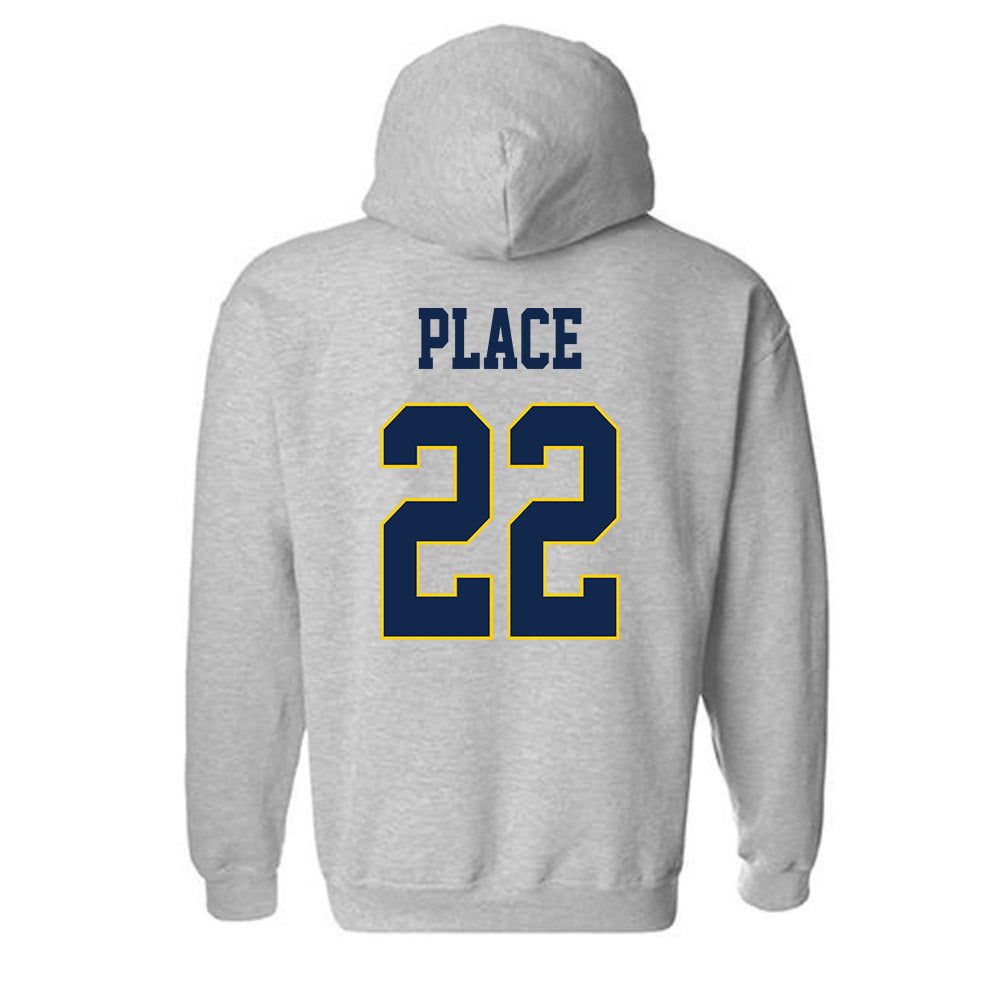 UCSD - NCAA Men's Soccer : Connor Place - Classic Fashion Shersey Hooded Sweatshirt-1