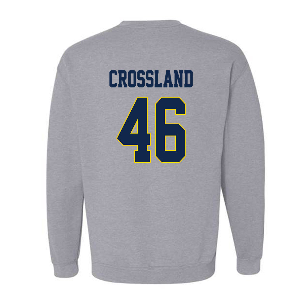 UCSD - NCAA Baseball : Michael Crossland - Classic Fashion Shersey Crewneck Sweatshirt-1