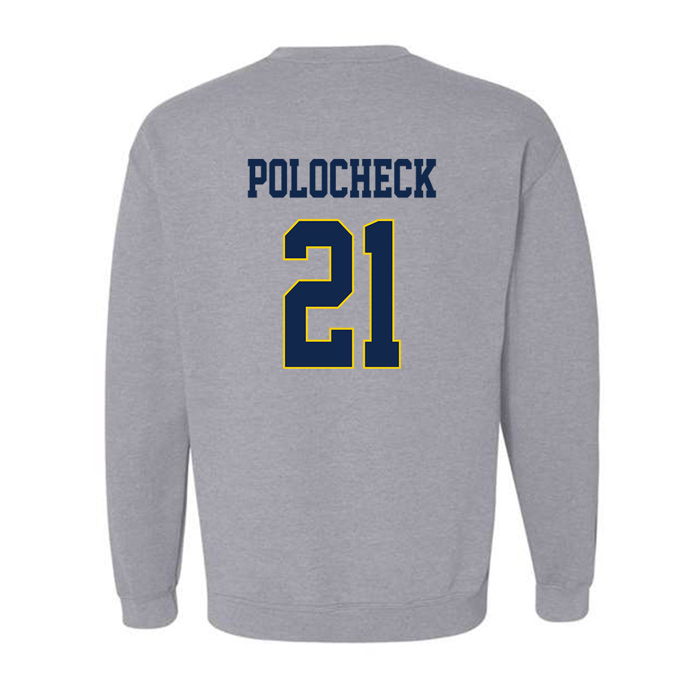 UCSD - NCAA Women's Basketball : Nicki Polocheck - Classic Fashion Shersey Crewneck Sweatshirt-1