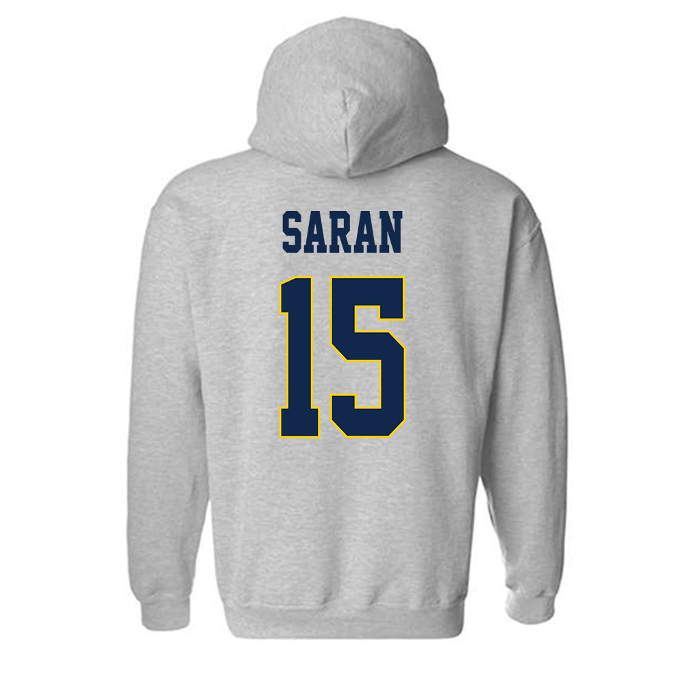 UCSD - NCAA Women's Volleyball : Jasmine Saran - Classic Fashion Shersey Hooded Sweatshirt-1