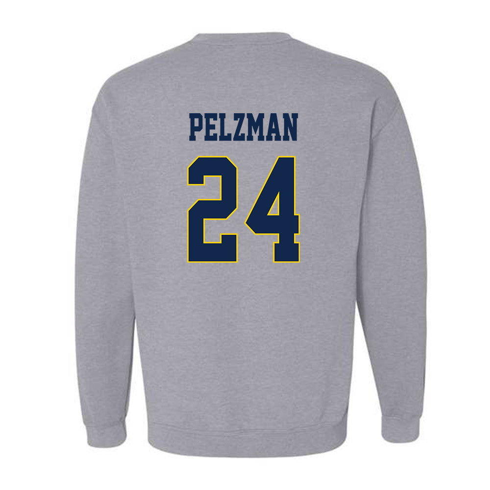 UCSD - NCAA Baseball : Harry Pelzman - Classic Fashion Shersey Crewneck Sweatshirt-1