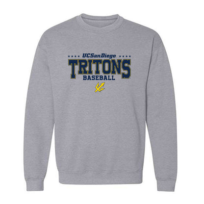 UCSD - NCAA Baseball : Gabe Camacho - Classic Fashion Shersey Crewneck Sweatshirt-0