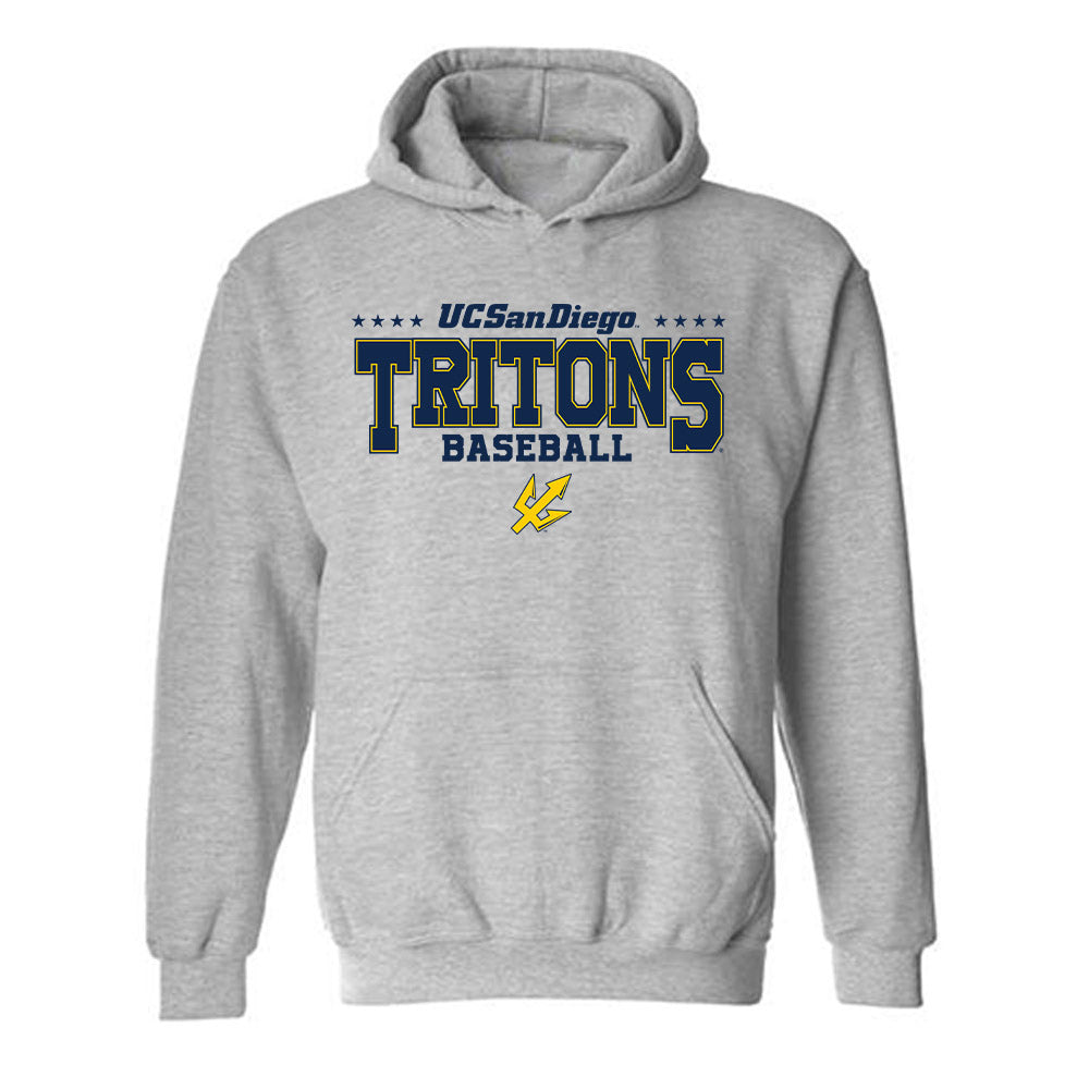 UCSD - NCAA Baseball : Trevor Rector - Classic Fashion Shersey Hooded Sweatshirt-0