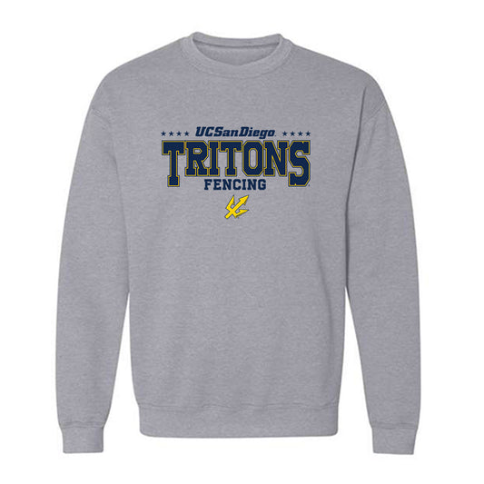 UCSD - NCAA Men's Fencing : Lucas Zeng - Classic Fashion Shersey Crewneck Sweatshirt-0