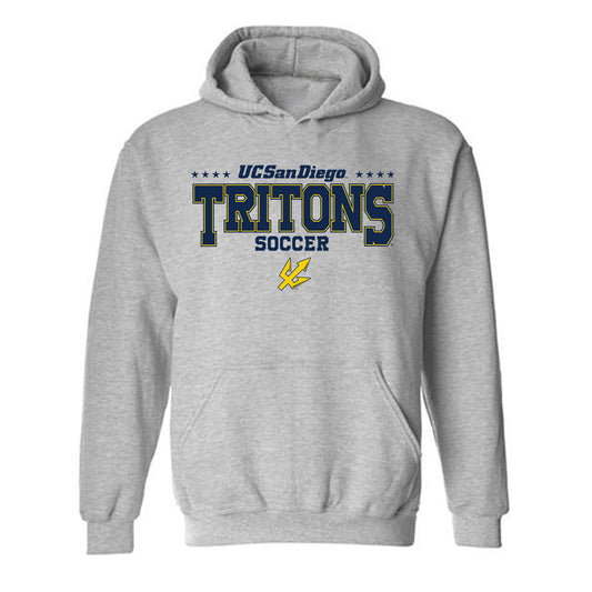 UCSD - NCAA Women's Soccer : Nadira Haddach - Classic Fashion Shersey Hooded Sweatshirt-0