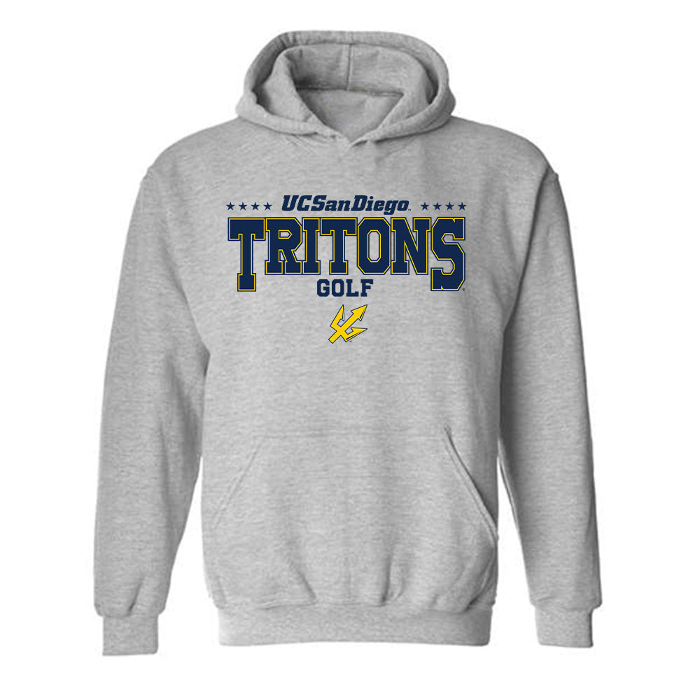 UCSD - NCAA Men's Golf : Nathan Tseng - Classic Fashion Shersey Hooded Sweatshirt-0