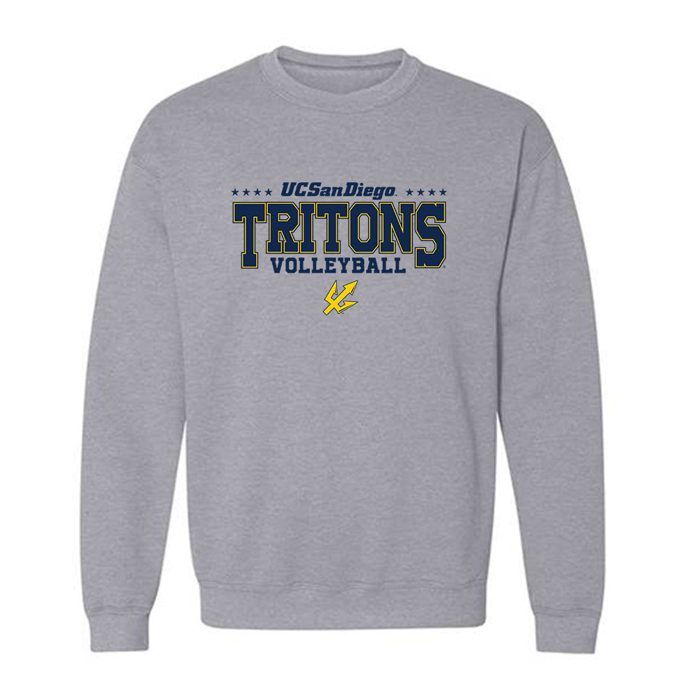 UCSD - NCAA Women's Volleyball : Jasmine Saran - Classic Fashion Shersey Crewneck Sweatshirt-0