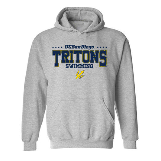 UCSD - NCAA Men's Swimming : Jacob Cairns - Classic Fashion Shersey Hooded Sweatshirt-0