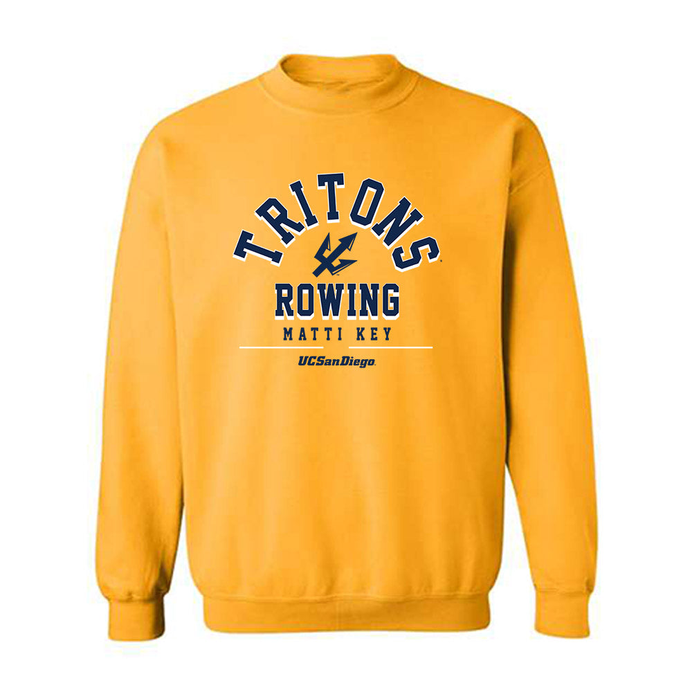 UCSD - NCAA Women's Rowing : Matti Key - Classic Fashion Shersey Crewneck Sweatshirt