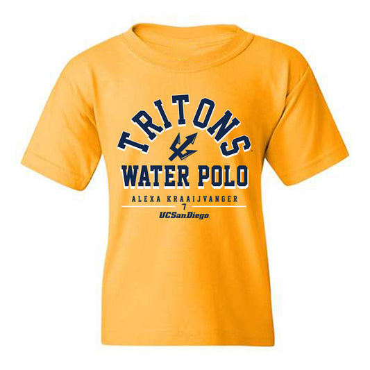 UCSD - NCAA Women's Water Polo : Alexa Kraaijvanger - Classic Fashion Shersey Youth T-Shirt-0