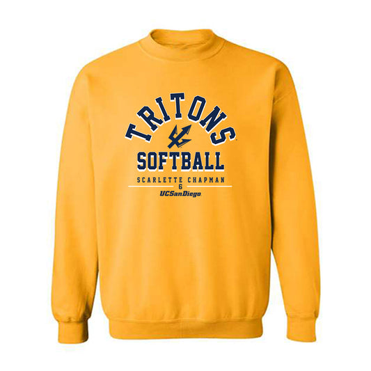 UCSD - NCAA Softball : Scarlette Chapman - Classic Fashion Shersey Crewneck Sweatshirt