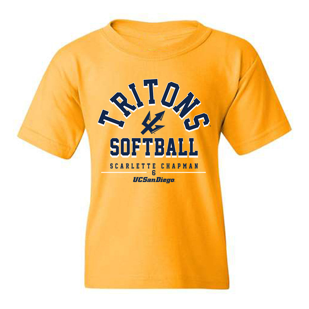 UCSD - NCAA Softball : Scarlette Chapman - Classic Fashion Shersey Youth T-Shirt