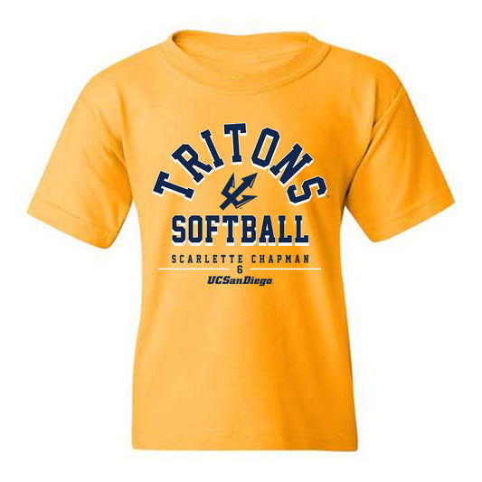 UCSD - NCAA Softball : Scarlette Chapman - Classic Fashion Shersey Youth T-Shirt