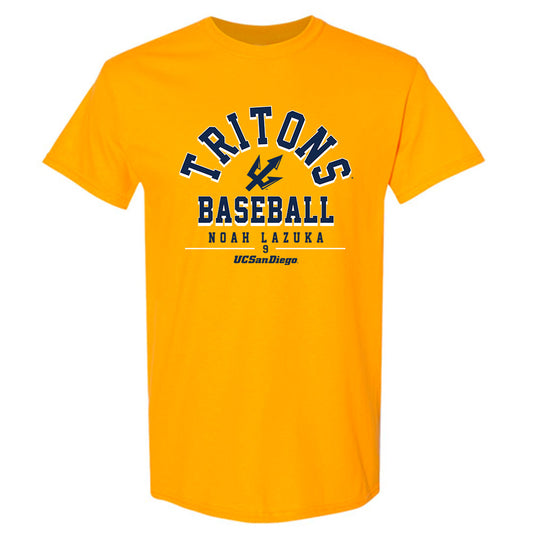 UCSD - NCAA Baseball : Noah Lazuka - Classic Fashion Shersey T-Shirt-0