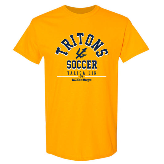 UCSD - NCAA Women's Soccer : Talisa Lin - Classic Fashion Shersey T-Shirt-0