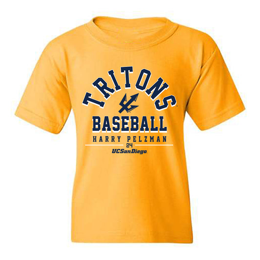 UCSD - NCAA Baseball : Harry Pelzman - Classic Fashion Shersey Youth T-Shirt-0