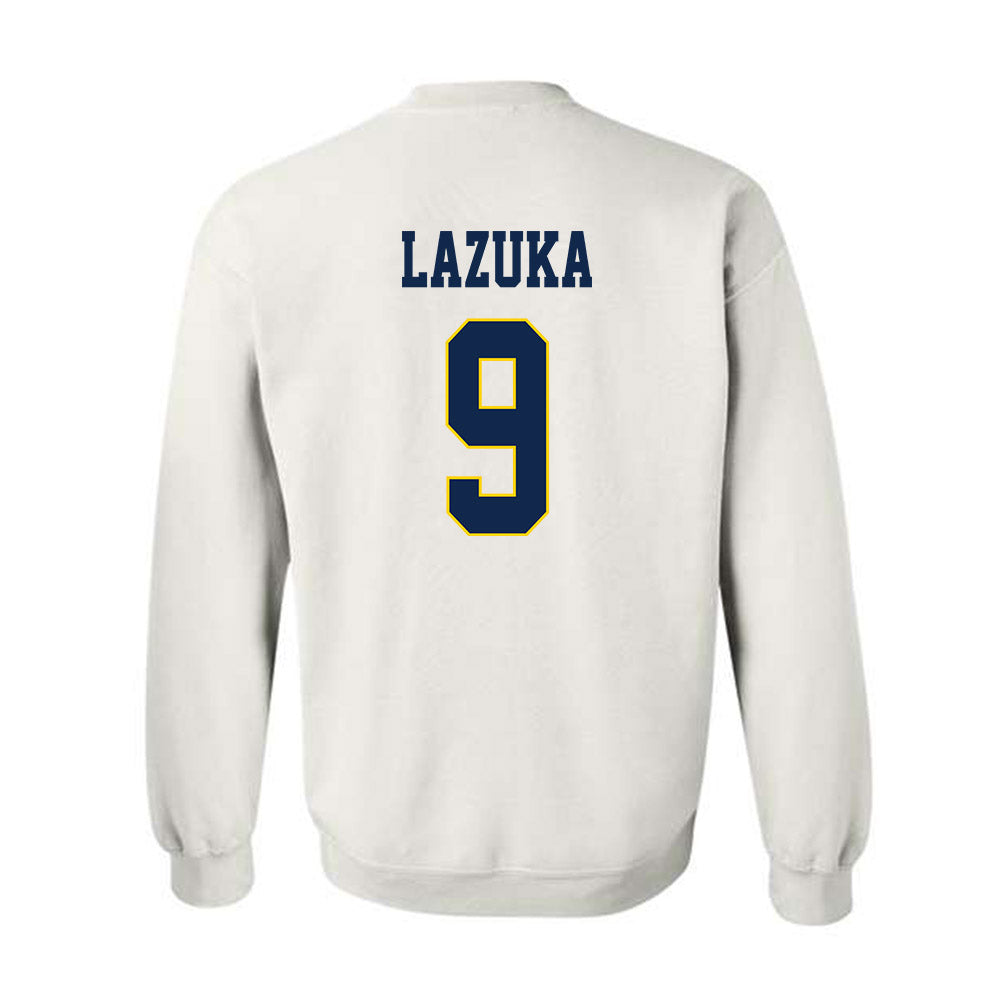 UCSD - NCAA Baseball : Noah Lazuka - Classic Fashion Shersey Crewneck Sweatshirt-1
