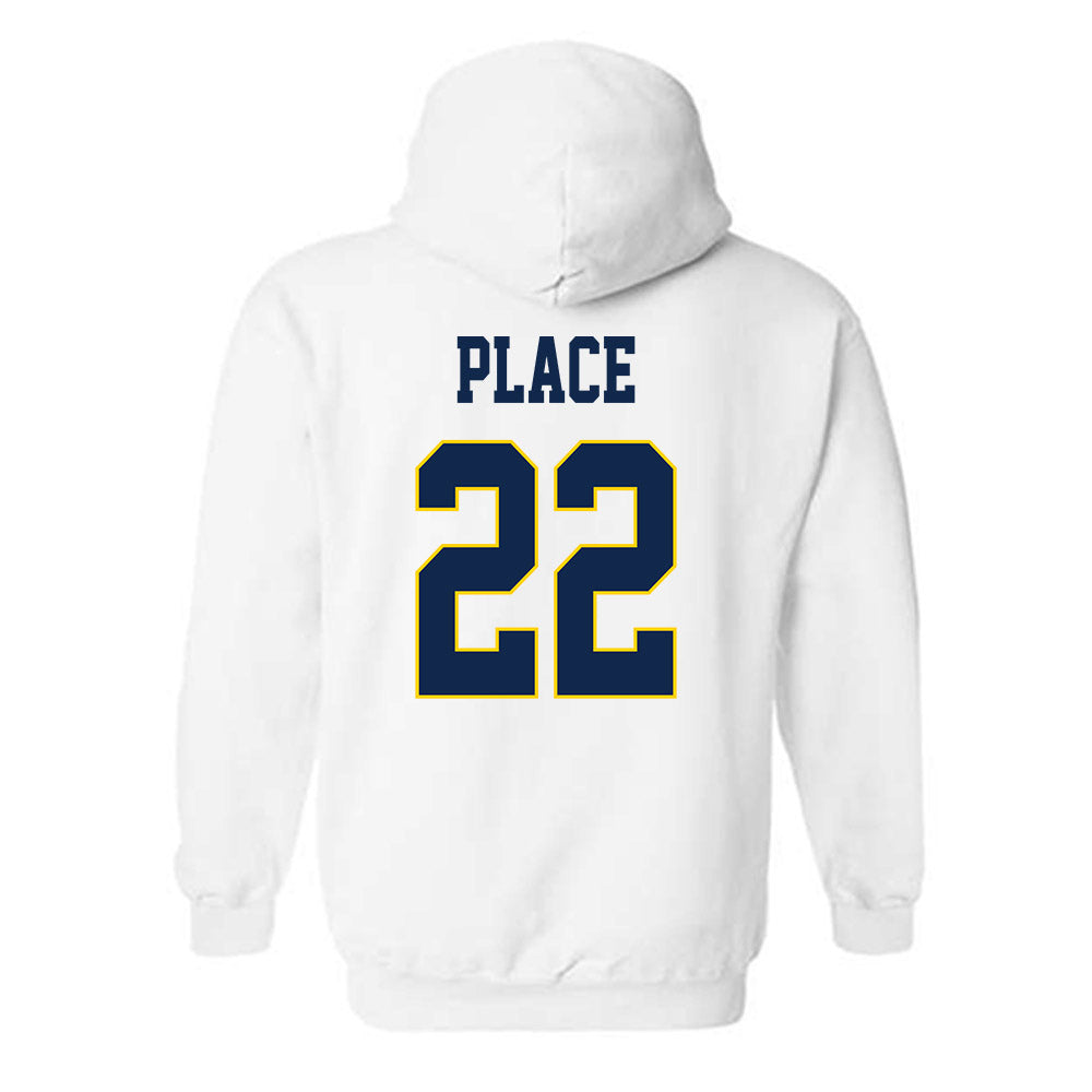 UCSD - NCAA Men's Soccer : Connor Place - Classic Fashion Shersey Hooded Sweatshirt-1