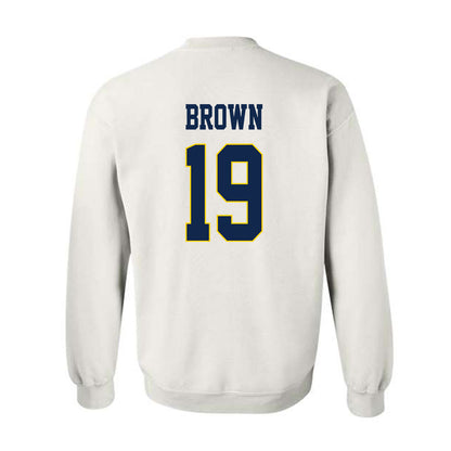 UCSD - NCAA Men's Soccer : Woody Brown - Classic Fashion Shersey Crewneck Sweatshirt-1