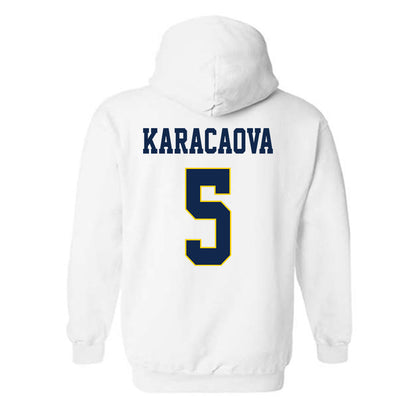 UCSD - NCAA Women's Volleyball : Sabire Karacaova - Classic Fashion Shersey Hooded Sweatshirt-1