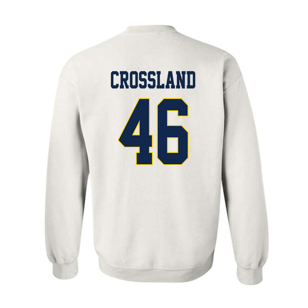 UCSD - NCAA Baseball : Michael Crossland - Classic Fashion Shersey Crewneck Sweatshirt-1