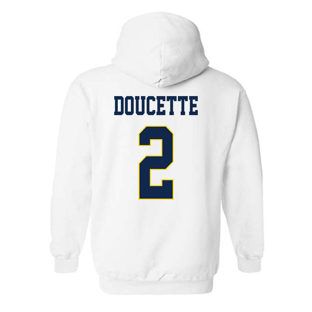 UCSD - NCAA Softball : Alyssa Doucette - Classic Fashion Shersey Hooded Sweatshirt-1