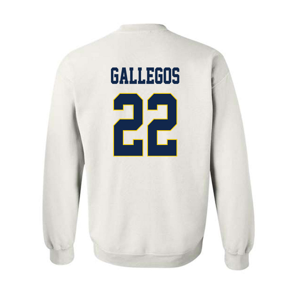 UCSD - NCAA Women's Basketball : Gracie Gallegos - Classic Fashion Shersey Crewneck Sweatshirt-1