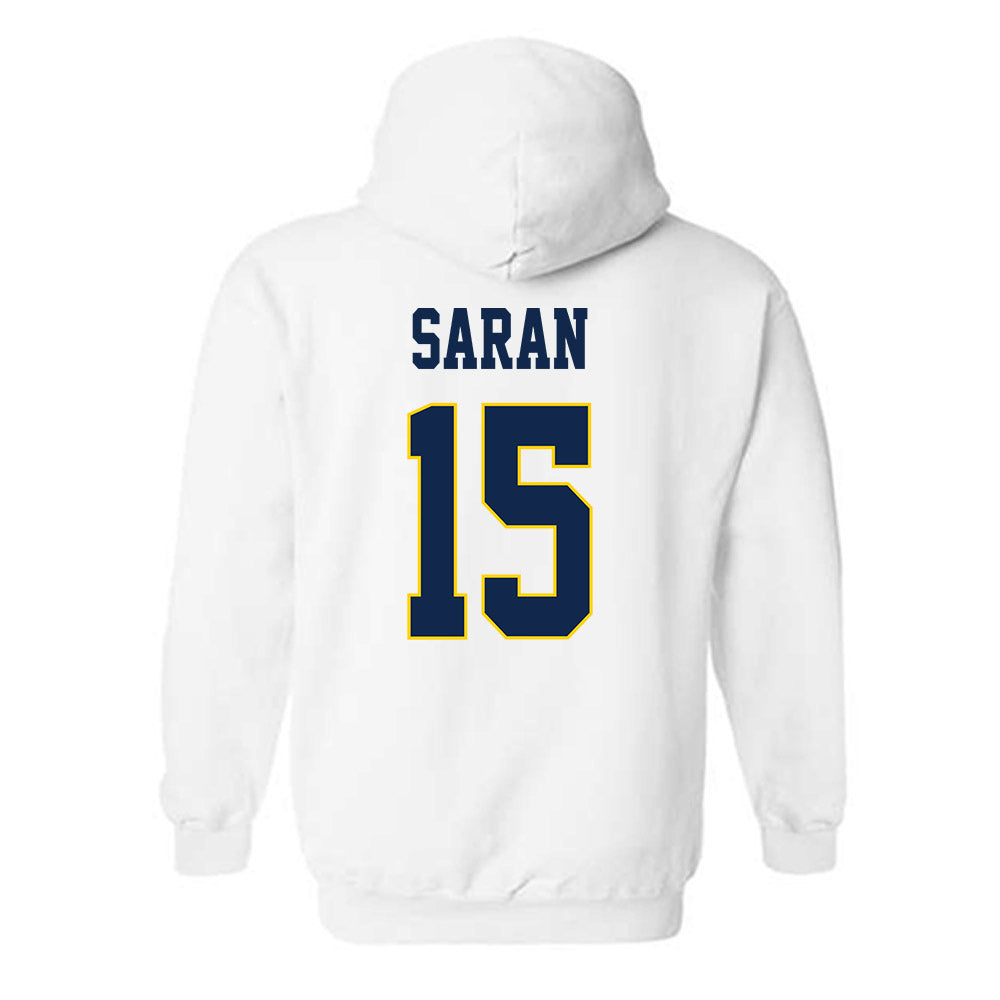 UCSD - NCAA Women's Volleyball : Jasmine Saran - Classic Fashion Shersey Hooded Sweatshirt-1