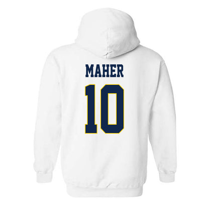 UCSD - NCAA Baseball : Thomas Maher - Classic Fashion Shersey Hooded Sweatshirt-1