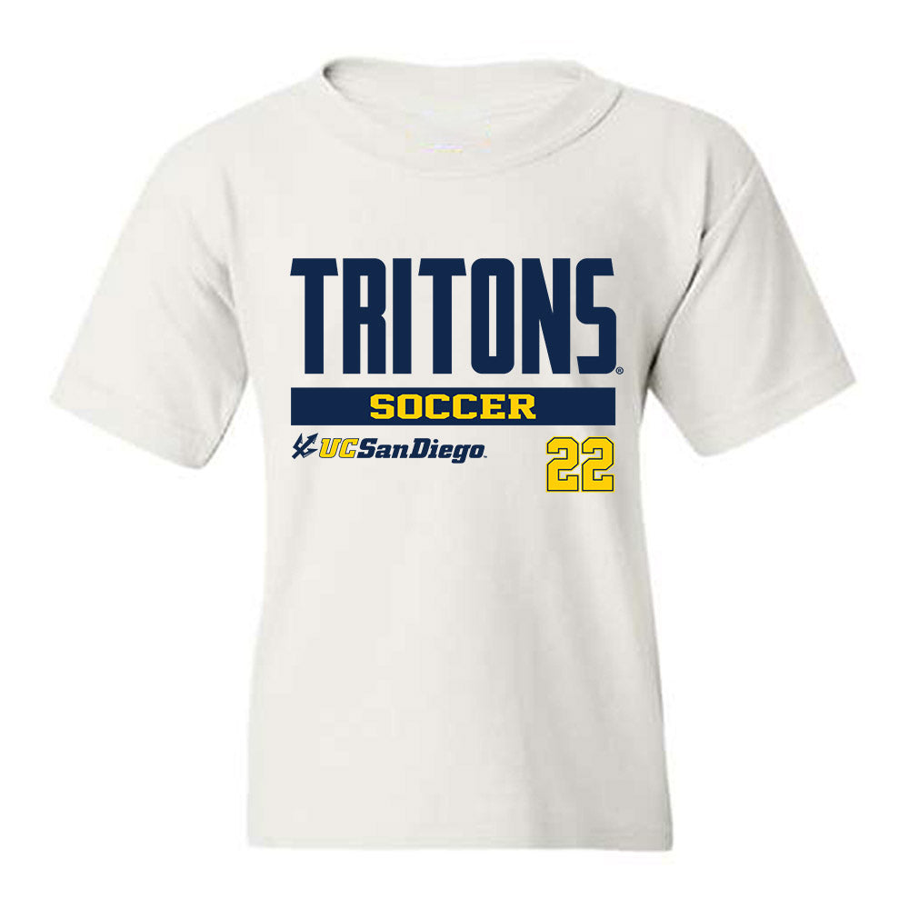 UCSD - NCAA Men's Soccer : Connor Place - Classic Fashion Shersey Youth T-Shirt-0