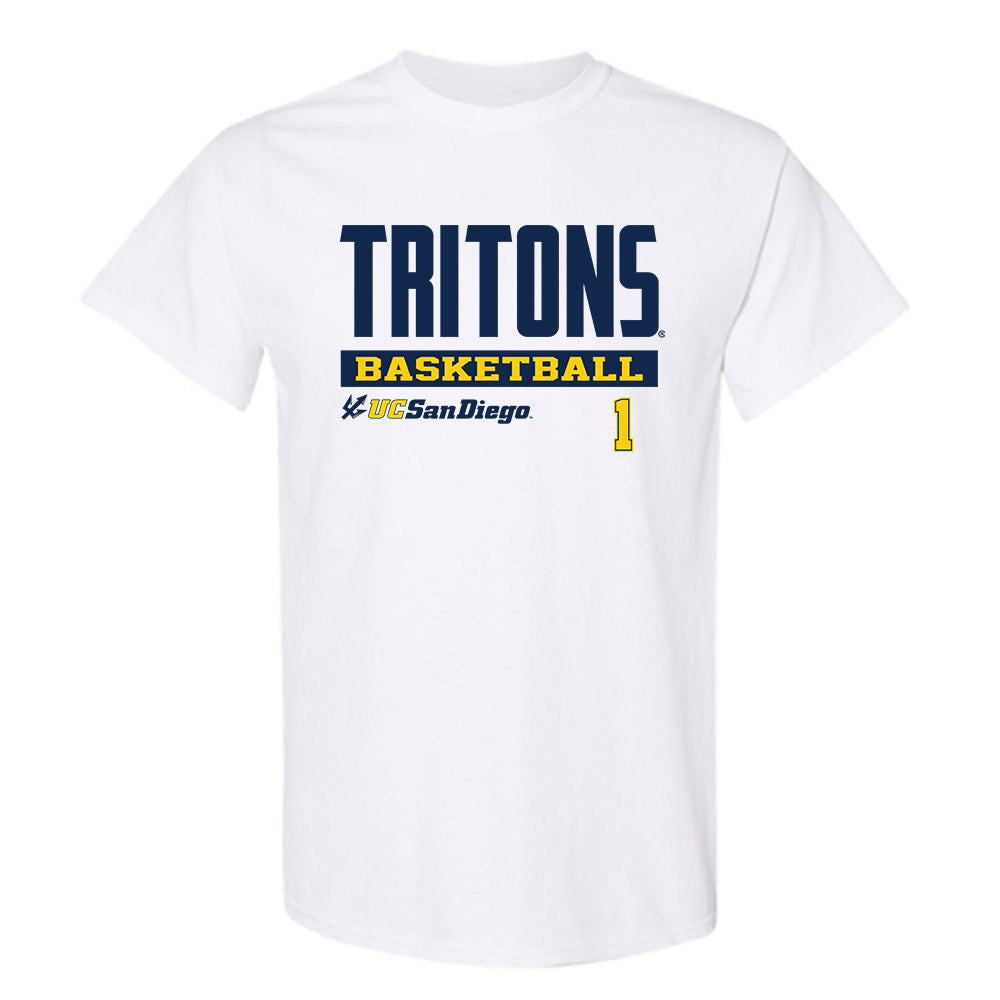 UCSD - NCAA Men's Basketball : Ryder Elisaldez - T-Shirt