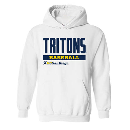 UCSD - NCAA Baseball : Trevor Rector - Classic Fashion Shersey Hooded Sweatshirt-0