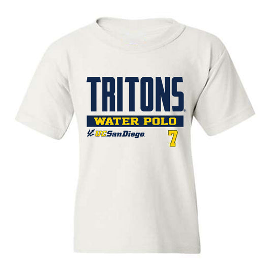 UCSD - NCAA Women's Water Polo : Alexa Kraaijvanger - Classic Fashion Shersey Youth T-Shirt-0