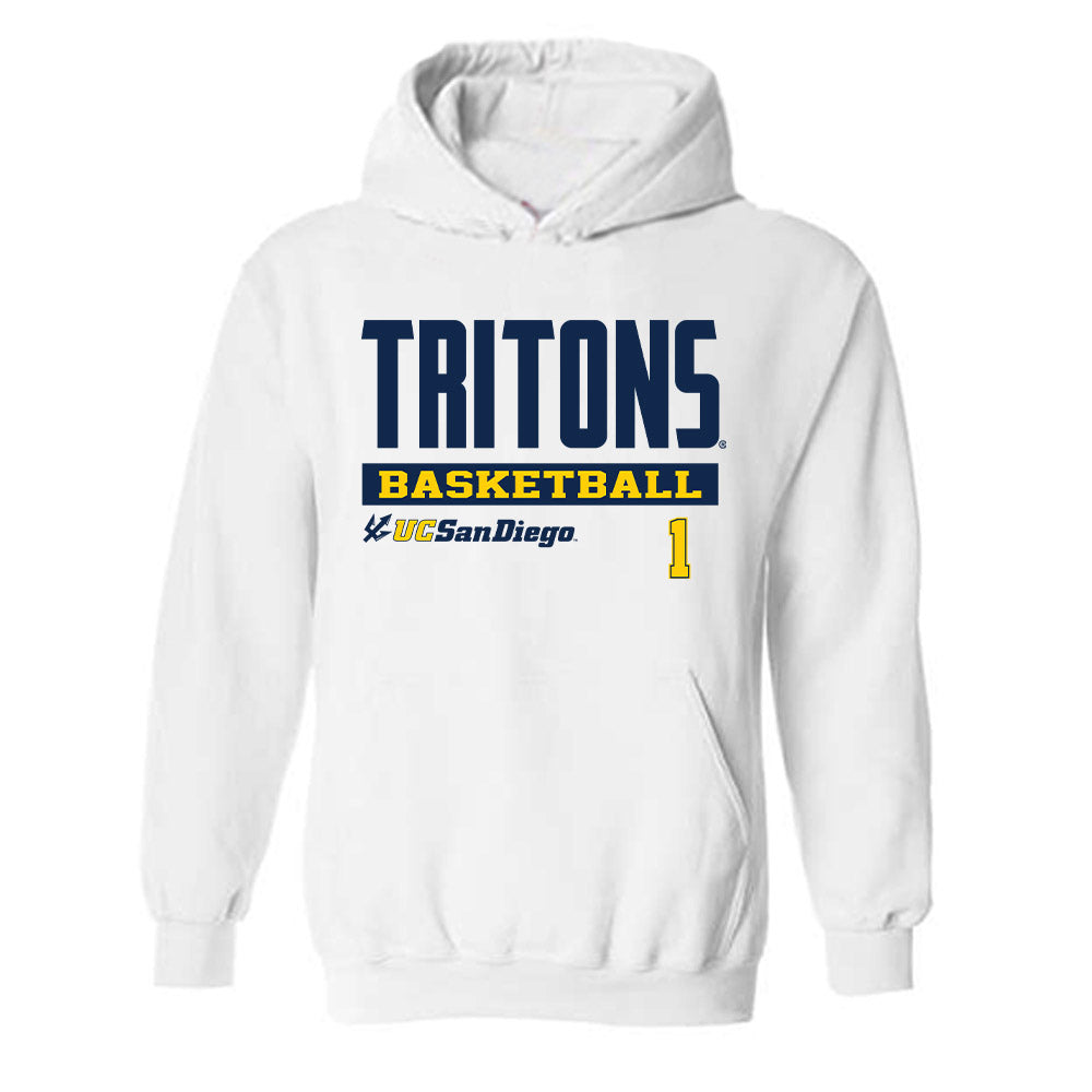 UCSD - NCAA Men's Basketball : Ryder Elisaldez - Hooded Sweatshirt