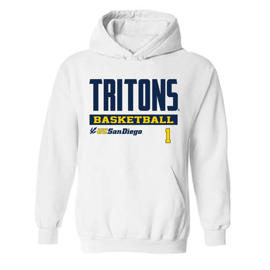 UCSD - NCAA Men's Basketball : Ryder Elisaldez - Hooded Sweatshirt