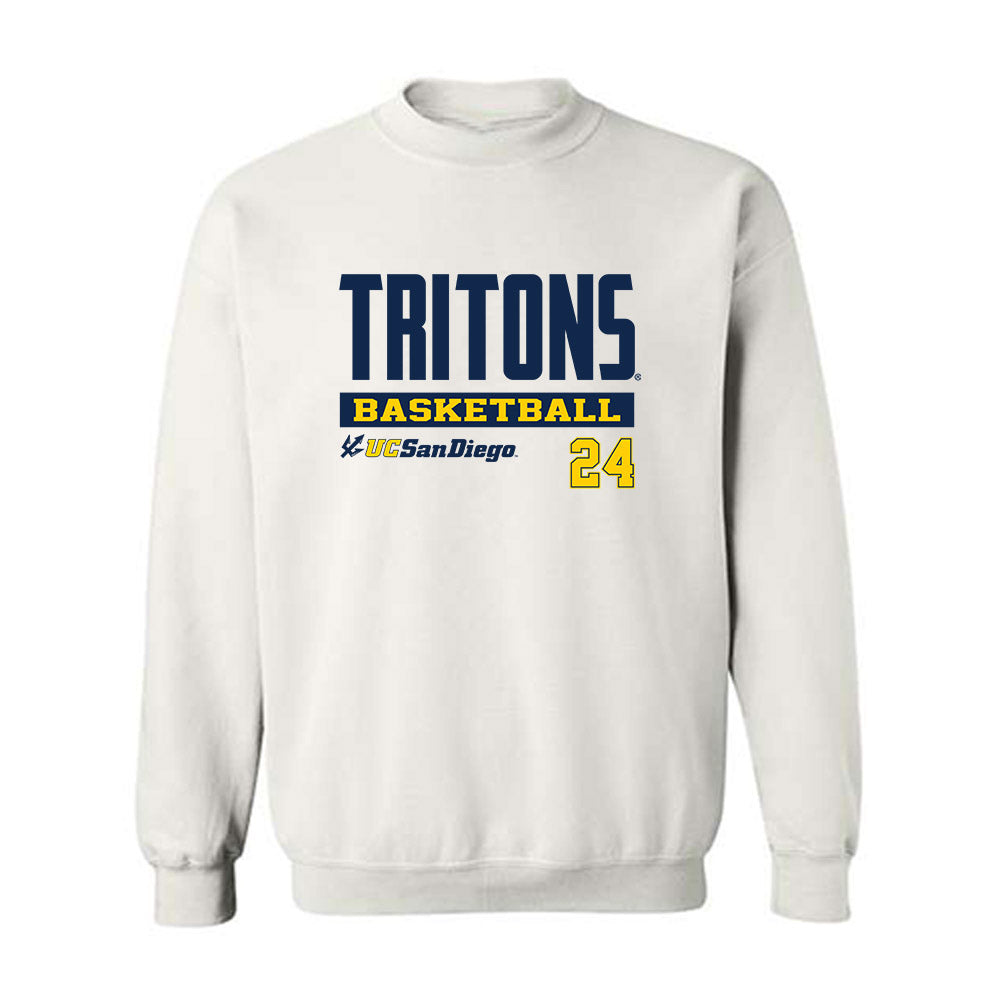 UCSD - NCAA Men's Basketball : Nordin Kapic - Classic Fashion Shersey Crewneck Sweatshirt-0