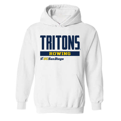 UCSD - NCAA Women's Rowing : Michaela Jones - Classic Fashion Shersey Hooded Sweatshirt-0