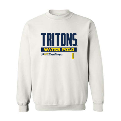UCSD - NCAA Men's Water Polo : Parker George - Classic Fashion Shersey Crewneck Sweatshirt-0