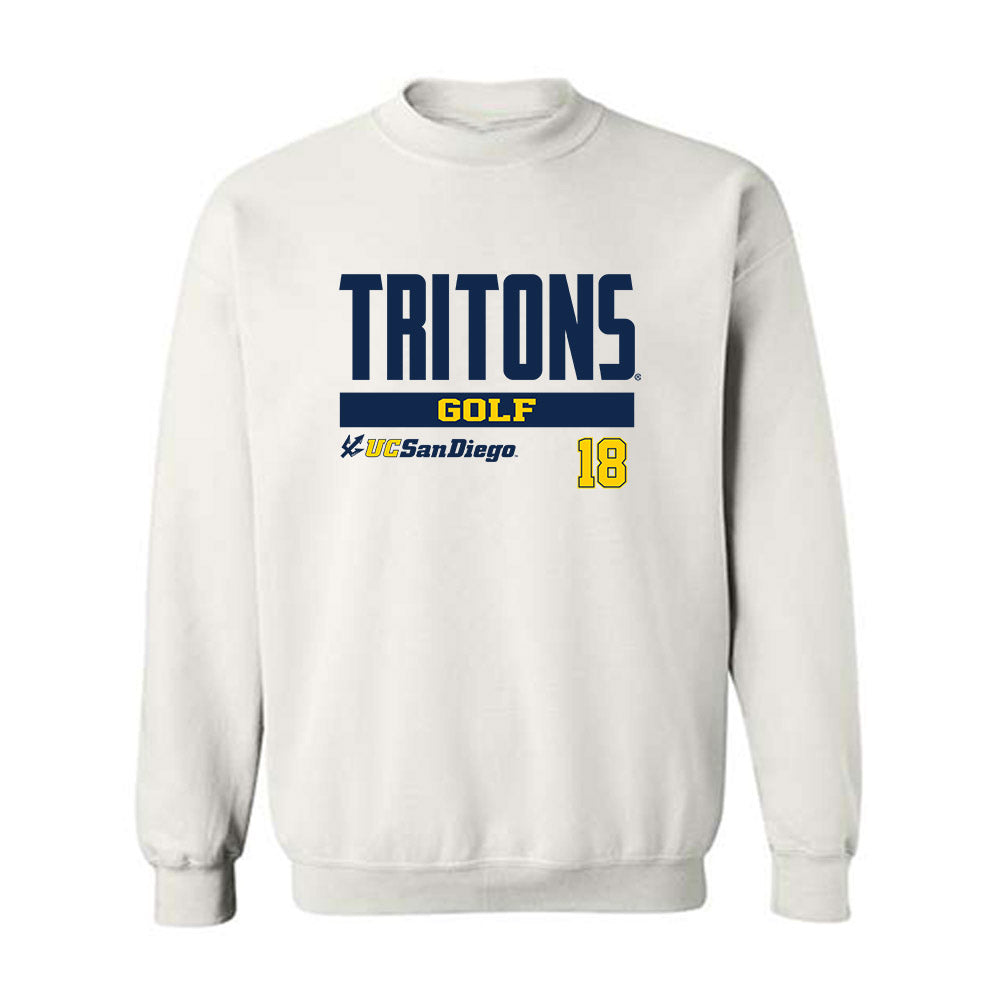 UCSD - NCAA Men's Golf : Nathan Tseng - Classic Fashion Shersey Crewneck Sweatshirt-0