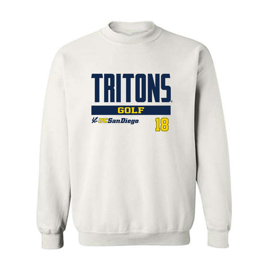 UCSD - NCAA Men's Golf : Nathan Tseng - Classic Fashion Shersey Crewneck Sweatshirt-0