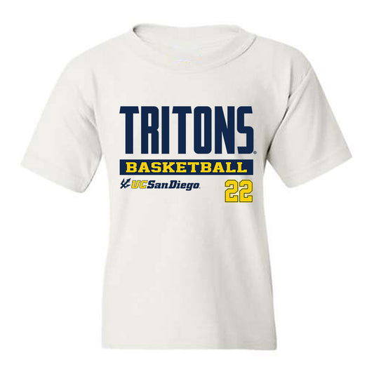 UCSD - NCAA Women's Basketball : Gracie Gallegos - Classic Fashion Shersey Youth T-Shirt-0