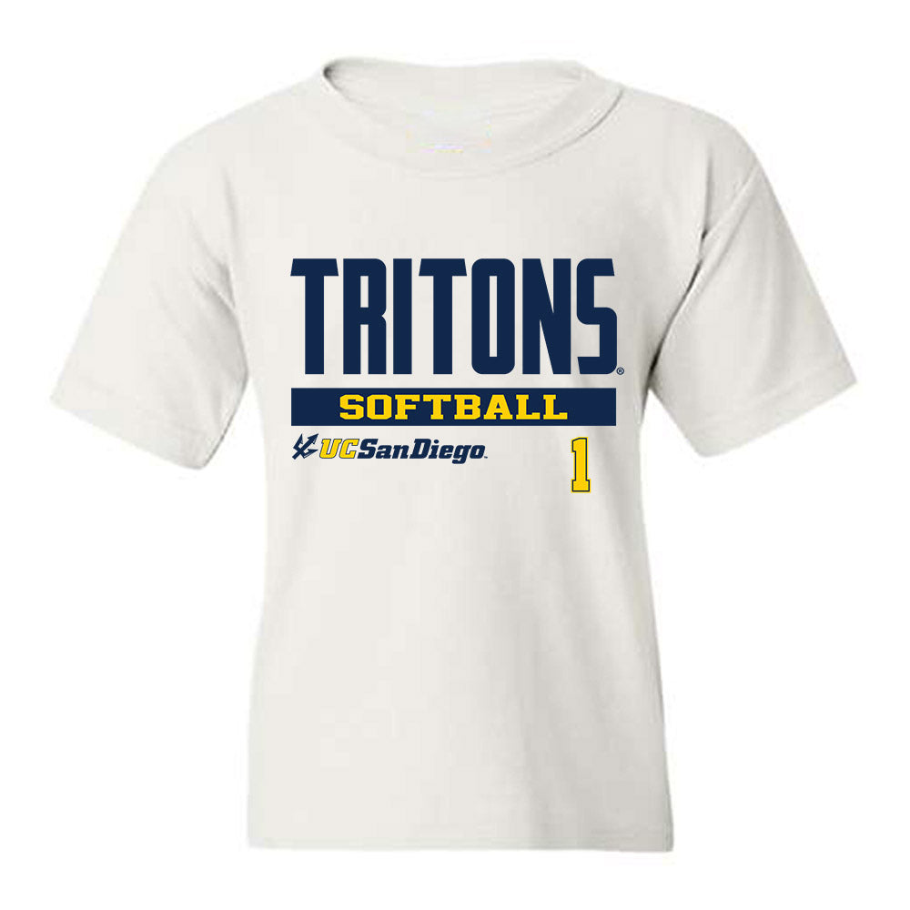UCSD - NCAA Softball : Haley Garcia - Classic Fashion Shersey Youth T-Shirt-0