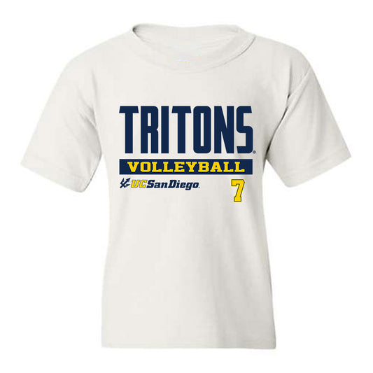 UCSD - NCAA Women's Volleyball : Madison Johnson - Classic Fashion Shersey Youth T-Shirt-0