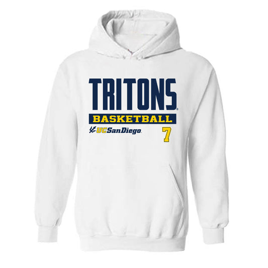UCSD - NCAA Men's Basketball : Bol Dengdit - Classic Fashion Shersey Hooded Sweatshirt-0